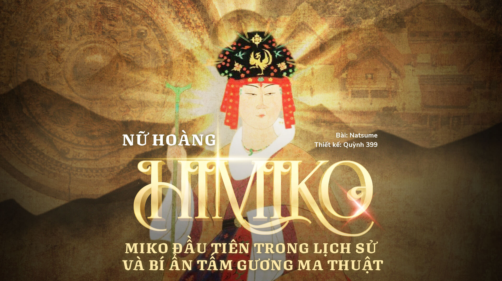 Nữ hoàng Himiko – Miko đầu tiên trong lịch sử và bí ẩn tấm gương ma thuật